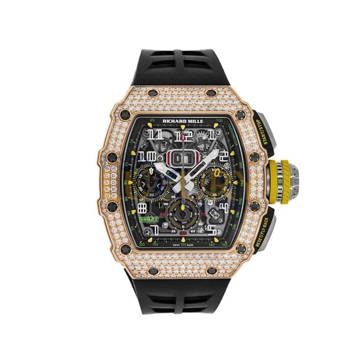 Flyback Chronograph Diamond Set Rose Gold image 0