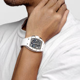 RM 72-01 Lifestyle In-House Chronograph White Ceramic image 4