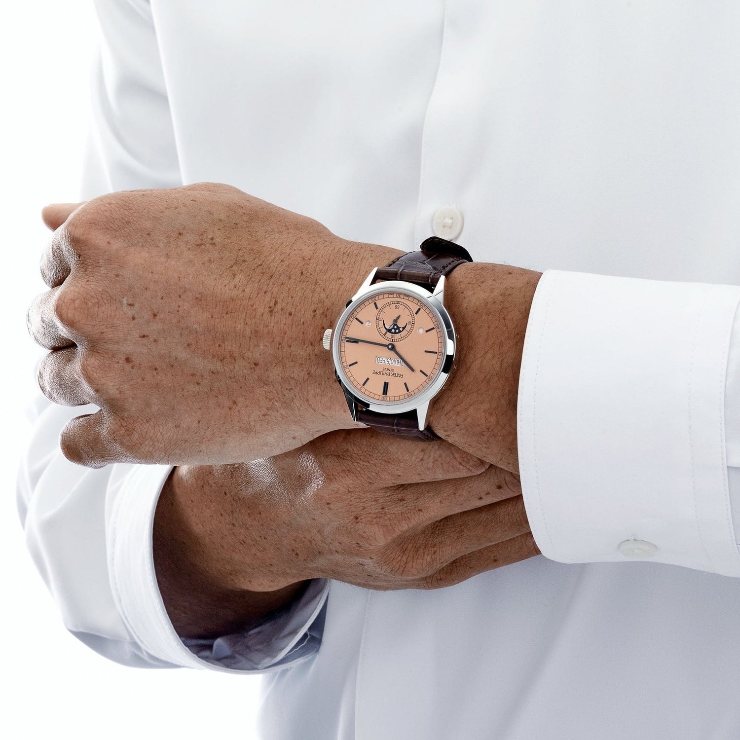 Grand Complications In-Line Perpetual Calendar Platinum Salmon Dial (2024) image 2