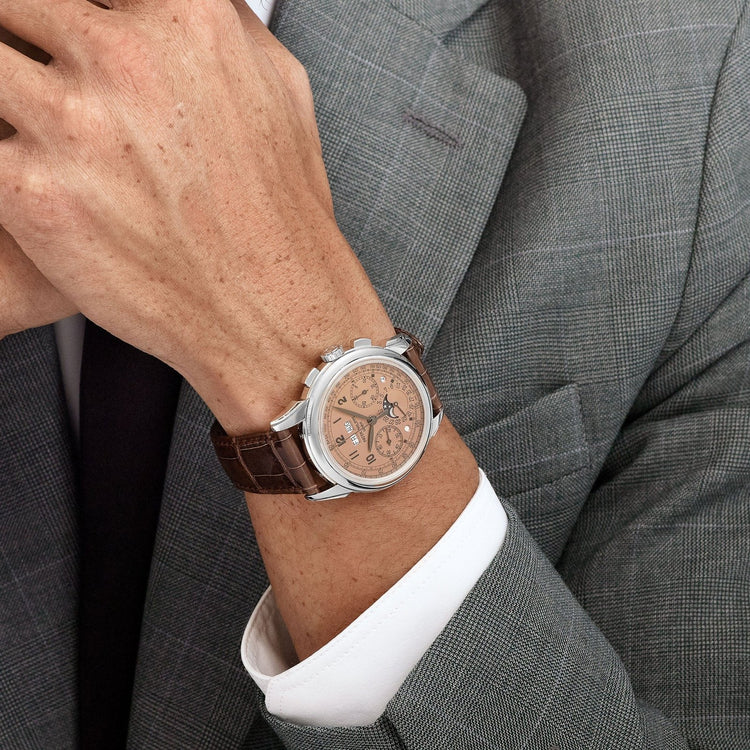 Grand Complications Perpetual Calendar Chronograph Platinum Salmon Dial image 3