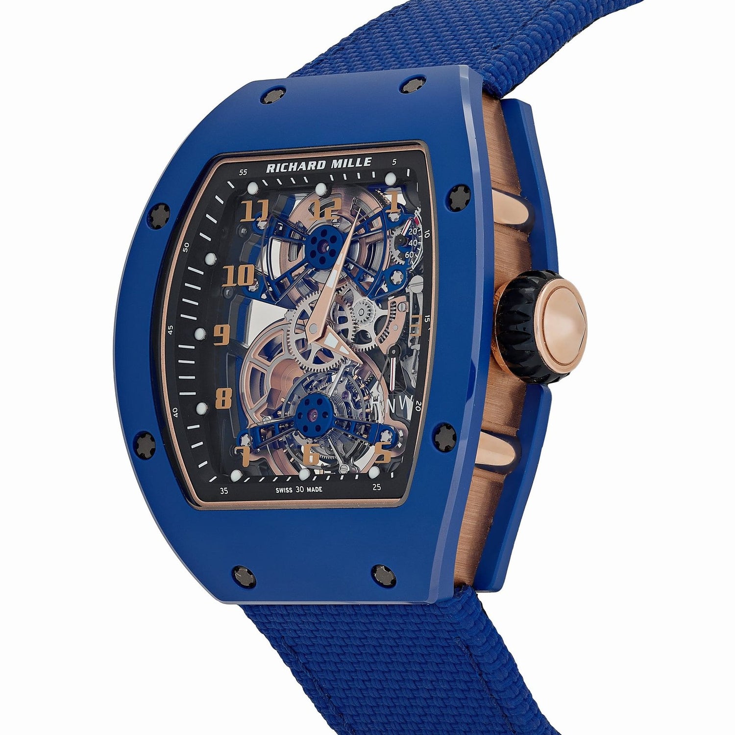RM 17-02 Blue Ceramic Rose Gold Tourbillon Limited Edition of 30 image 1