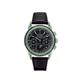 Grand Complications Perpetual Calendar Moon Phases Platinum Emerald Bezel Black Dial image 0