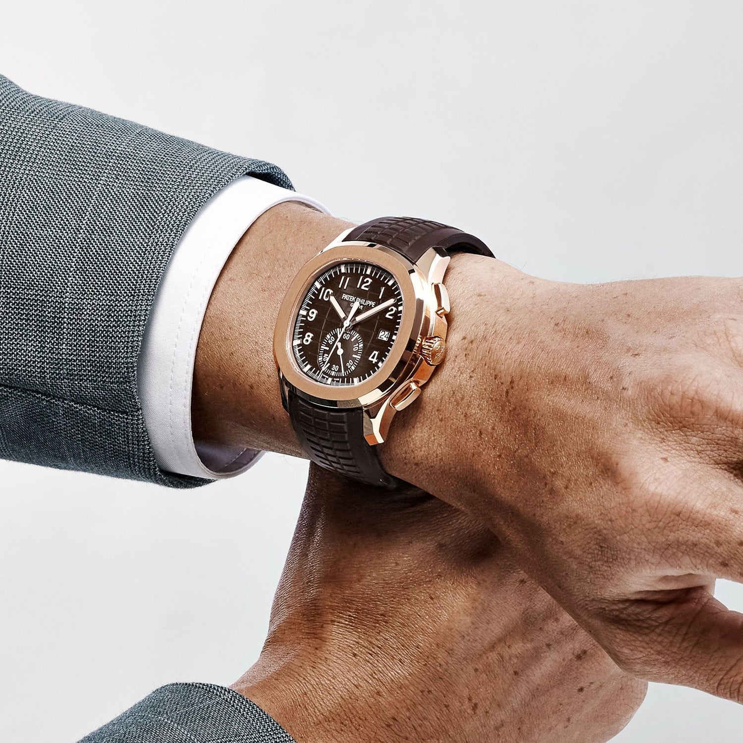 Aquanaut Chronograph Rose Gold Brown Dial (2025) image 7