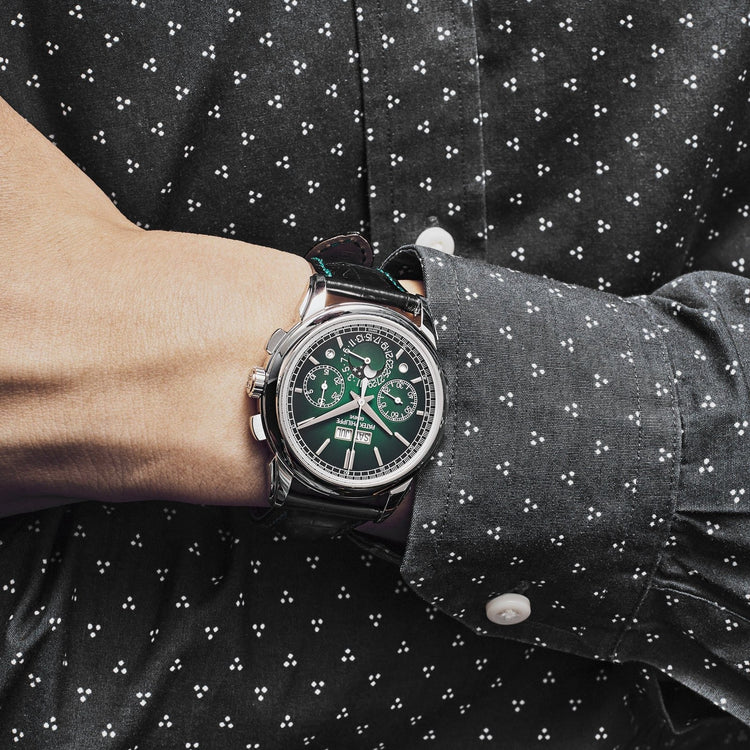 Grand Complications Perpetual Calendar Chronograph Platinum Green Dial (2025) image 1