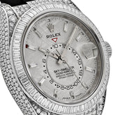 Sky-Dweller White Gold Meteorite Dial Diamond Bezel and Case image 1