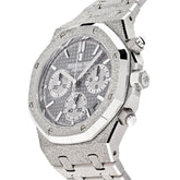Royal Oak Chronograph Frosted White Gold Limited Edition image 1