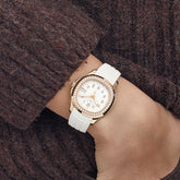Aquanaut Luce Rose Gold White Dial Diamond Bezel image 10