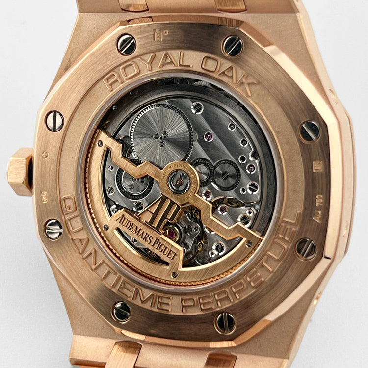 Royal Oak Perpetual Calendar Rose Gold Silver Dial (2021) image 2