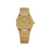Royal Oak Frosted Yellow Gold Crystal Sand Dial image 0
