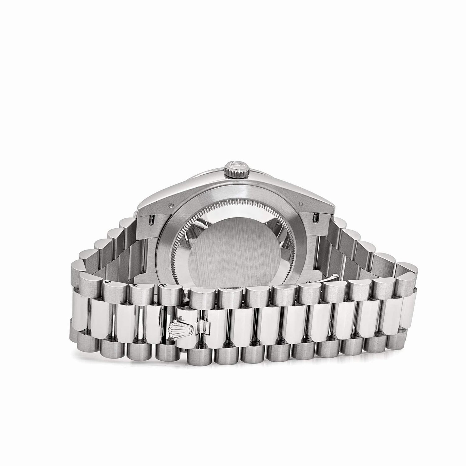 Day-Date Platinum Diamond Bezel Ice Blue Diamond Dial image 1