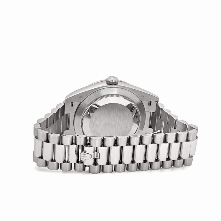 Day-Date Platinum Diamond Bezel Ice Blue Diamond Dial image 1