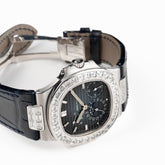 Nautilus White Gold Blue Diamond Dial Diamond Bezel (2017) image 7