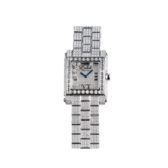 Happy Sport Square White Gold Diamond image 0