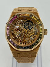 Royal Oak Openworked Frosted Rose Gold Rainbow Bezel image 2