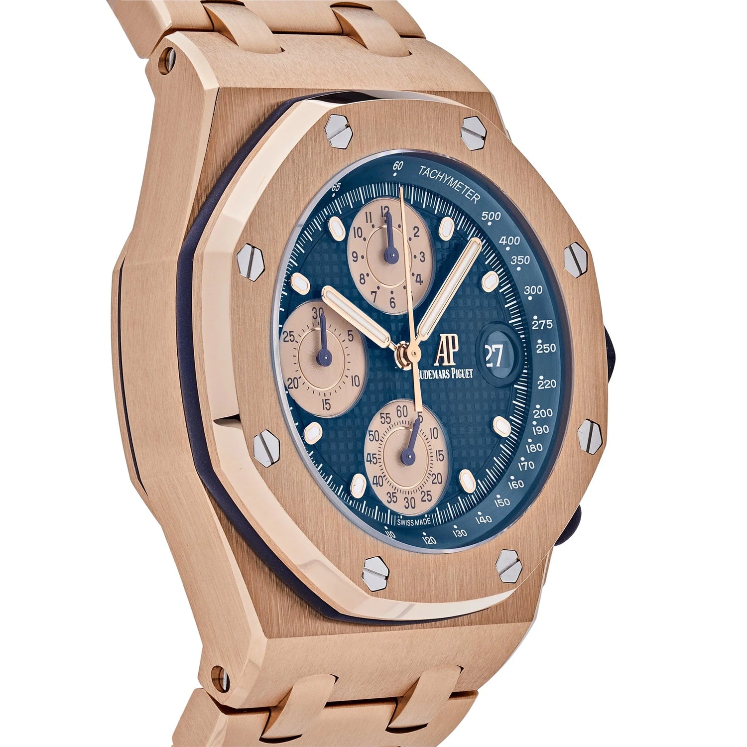 Royal Oak Offshore Chronograph “Brick” Rose Gold Blue Dial (2024) image 5