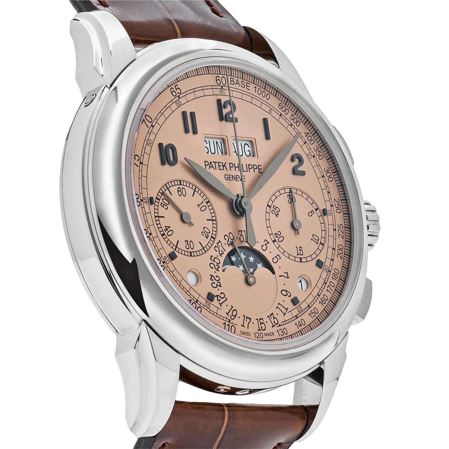 Grand Complications Perpetual Calendar Chronograph Platinum Salmon Dial image 6