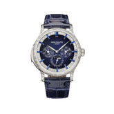 Grand Complications Perpetual Calendar Minute Repeater Diamond Set Platinum Case Blue Dial Sapphire Markers image 0