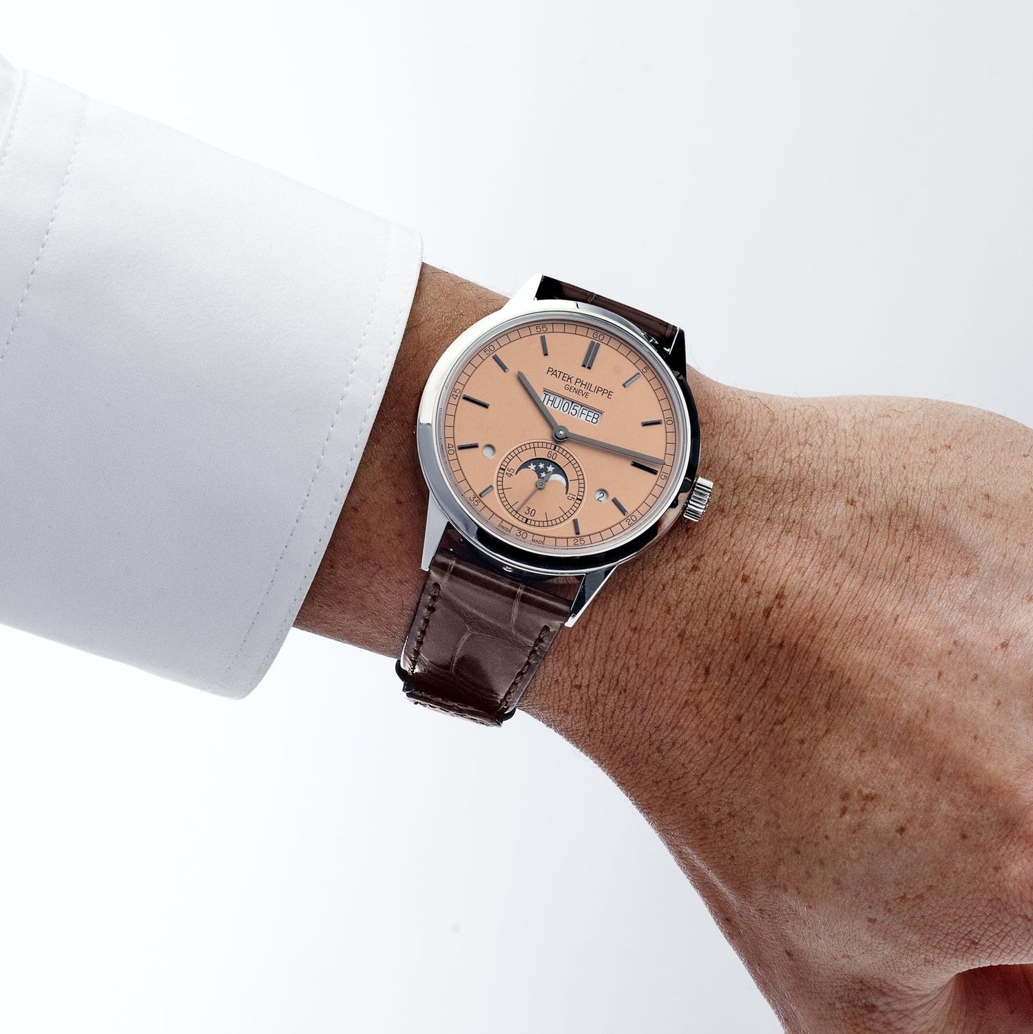 Grand Complications In-Line Perpetual Calendar Platinum Salmon Dial (2024) image 3