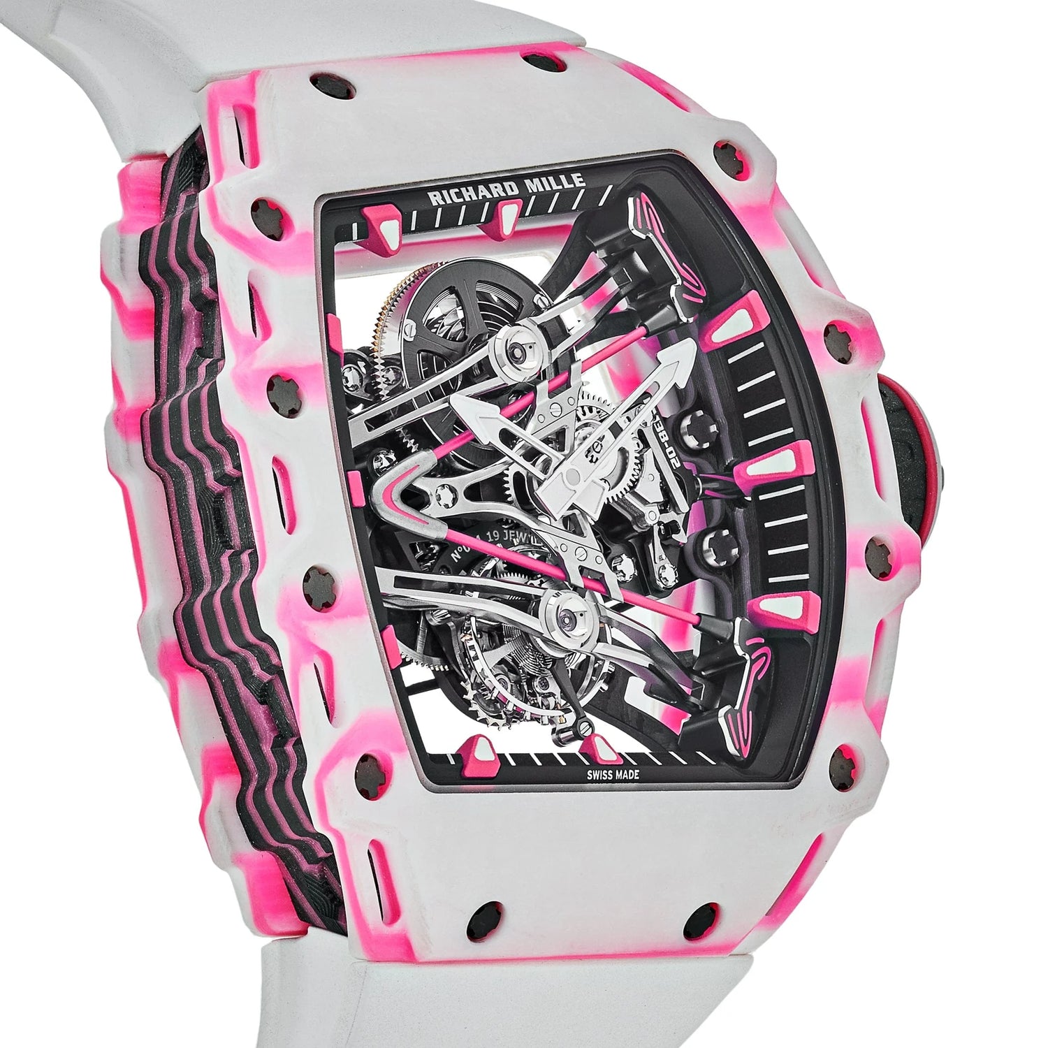 RM 38-02 Bubba Watson Tourbillon White Pink Quartz TPT Limited Edition of 50 image 2