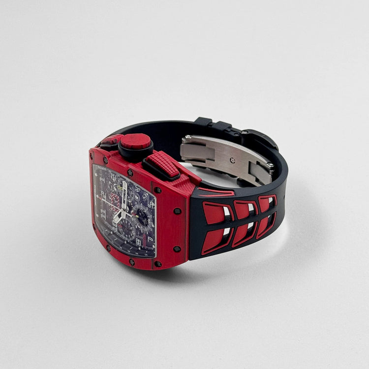 RM 011 Automatic Flyback Chronograph Red Quartz TPT image 8