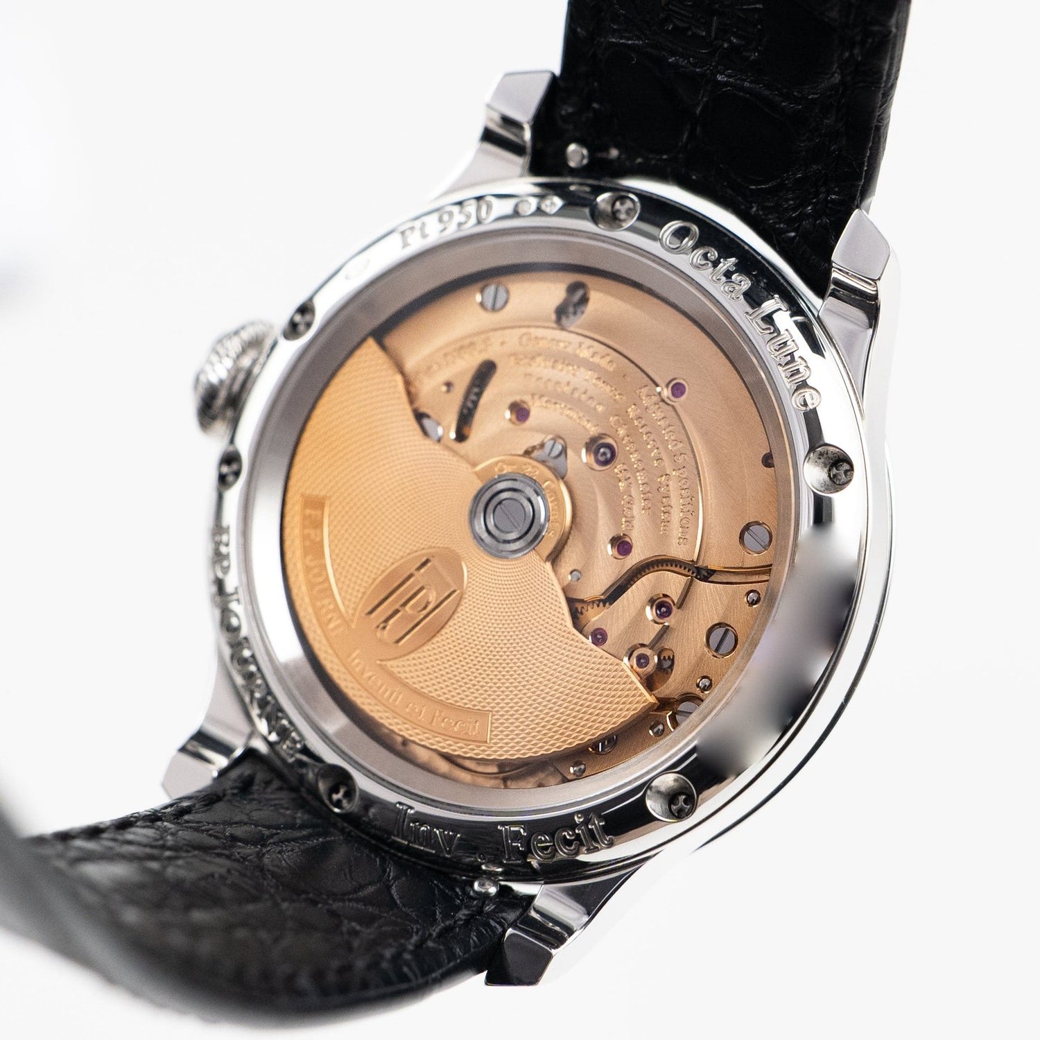 Octa Lune Ref. LN Black Label Platinum Black Dial image 10