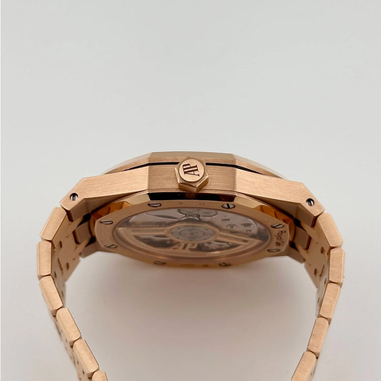 Royal Oak Rose Gold Blue Dial (2023) image 6