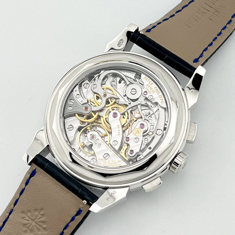 Grand Complications Perpetual Calendar Chronograph Platinum Baguette Sapphires image 6