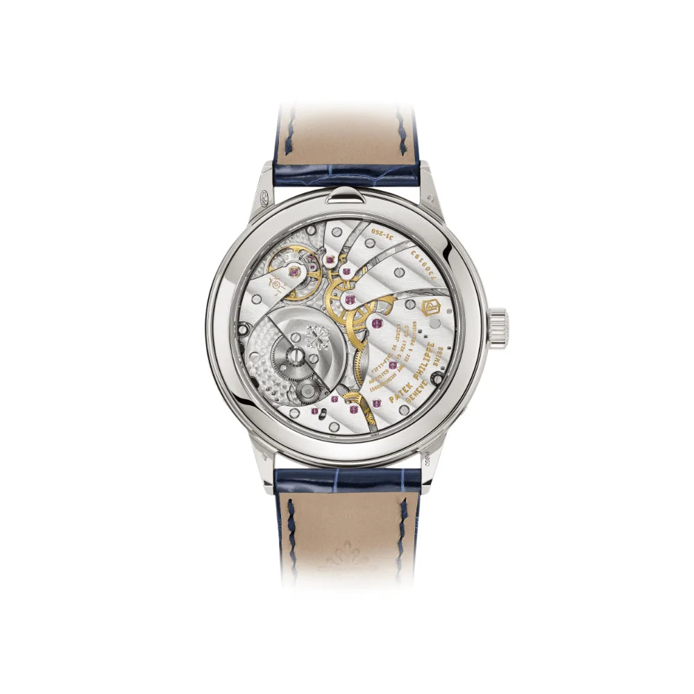 Grand Complications In-Line Perpetual Calendar Platinum Blue Dial image 4