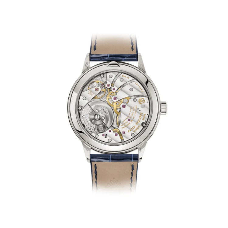 Grand Complications In-Line Perpetual Calendar Platinum Blue Dial image 4