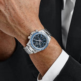 Daytona White Gold Silver Sheen Obsidian Dial Sapphire Bezel (2025) image 12