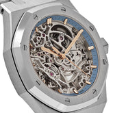Royal Oak Double Balance Wheel Openworked White Gold Blue Bezel image 4