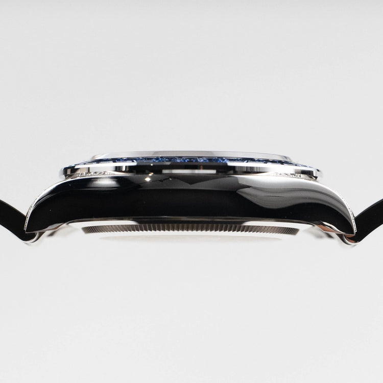Daytona White Gold Silver Sheen Obsidian Dial Sapphire Bezel (2025) image 7