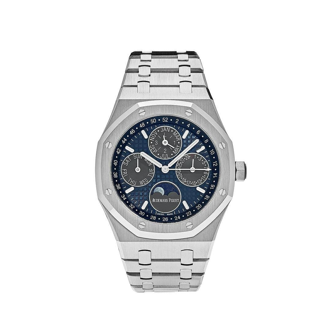 Royal Oak Perpetual Calendar Titanium Blue Dial image 0