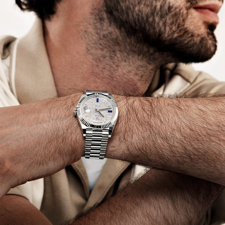 Day-Date Platinum Pavé Diamond Dial (2023) image 3
