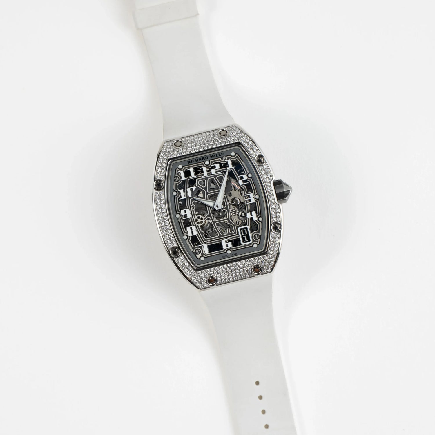RM 67-01 Lifestyle Extra Flat White Gold Diamond Set image 1
