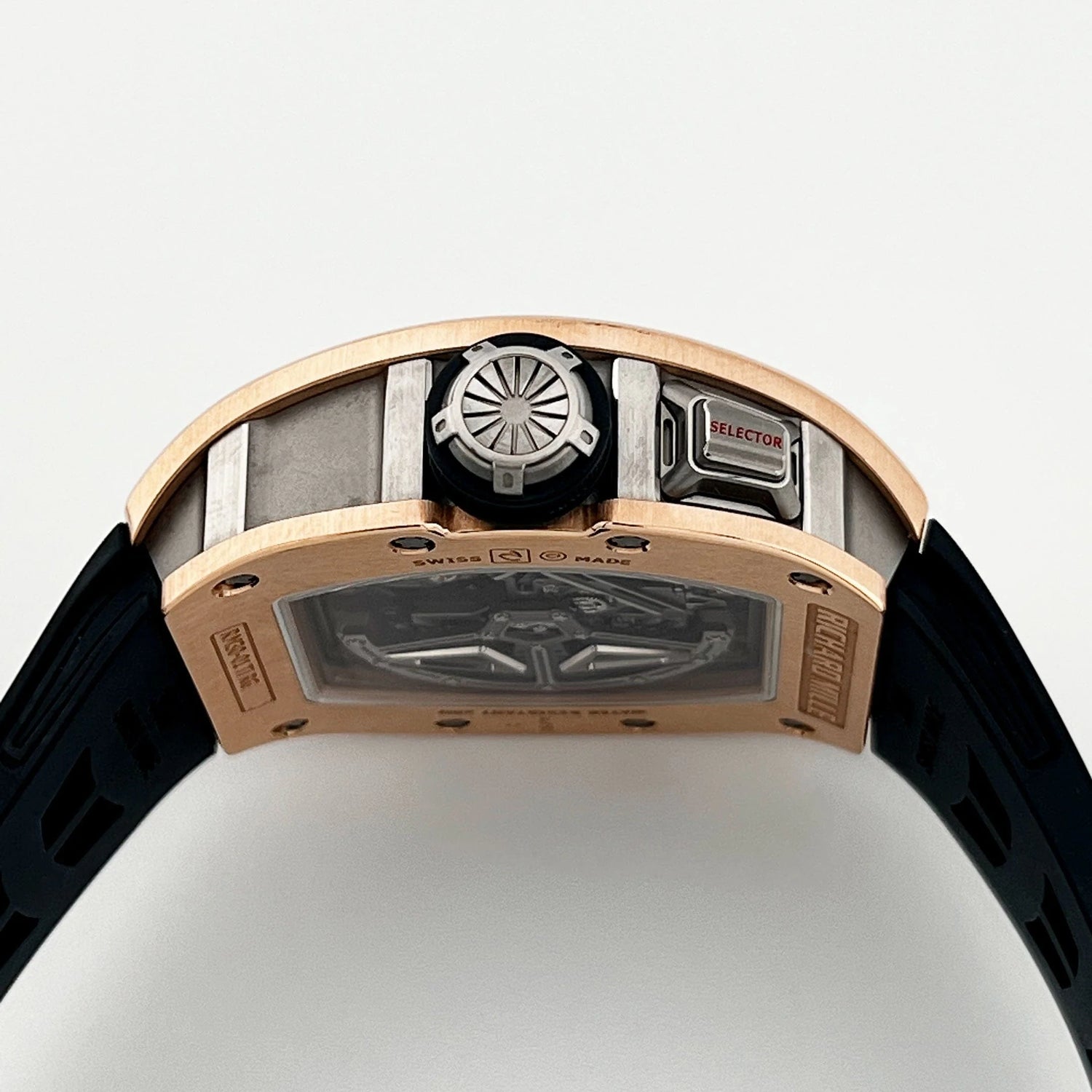 RM 30-01 Declutchable Rotor Rose Gold Skeleton Dial (2023) image 7