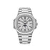 Nautilus Annual Calendar Moon Phases Stainless Steel White Dial image 0