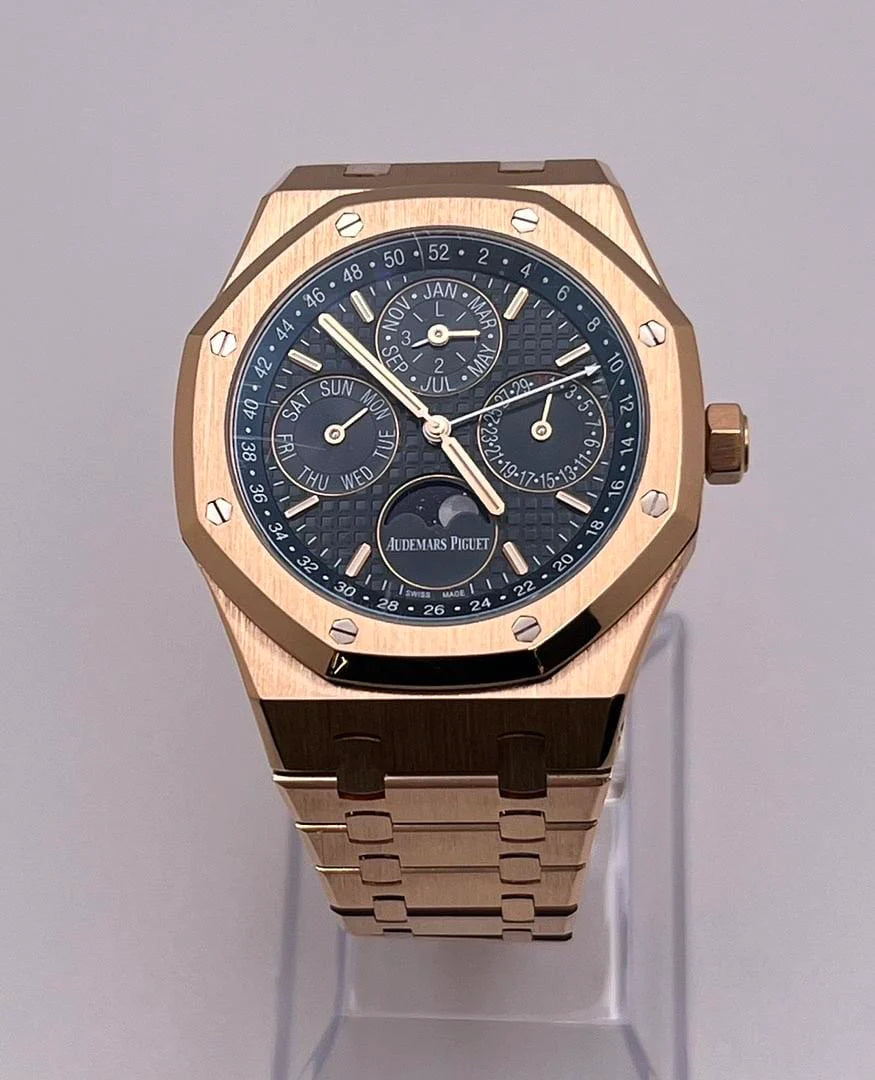 Royal Oak Perpetual Calendar Rose Gold Blue Dial image 1