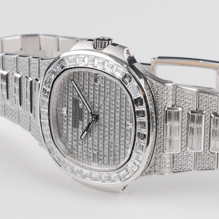 Nautilus White Gold Diamond Set (2019) image 4
