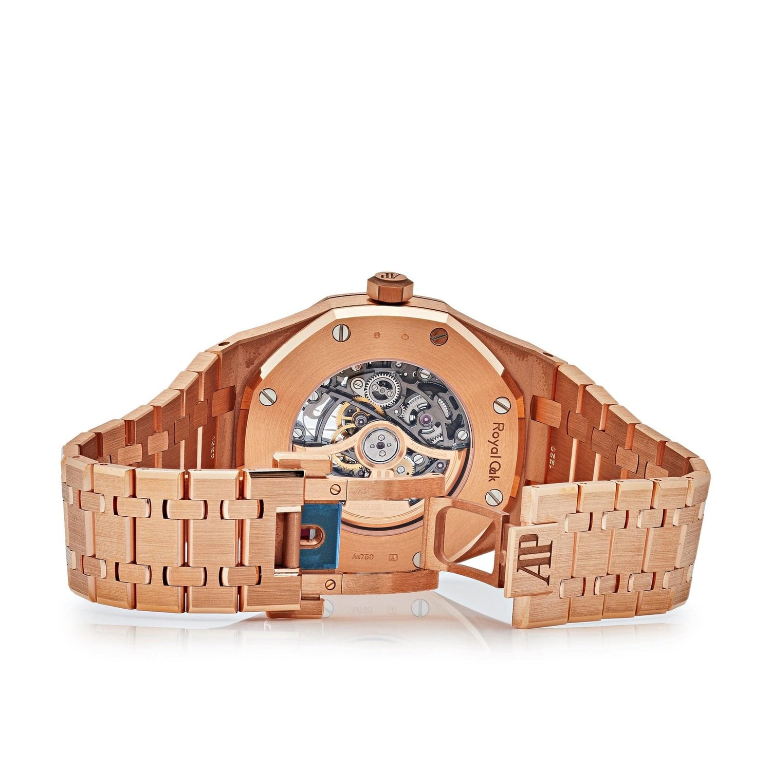 Royal Oak Double Balance Wheel Openworked Rose Gold Baguette Bezel (2021) image 3