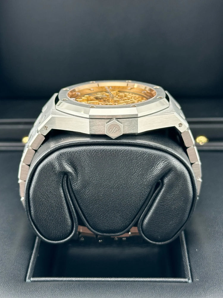 Royal Oak Double Balance Wheel Openworked Steel Pink Gold Dial (2024) image 4