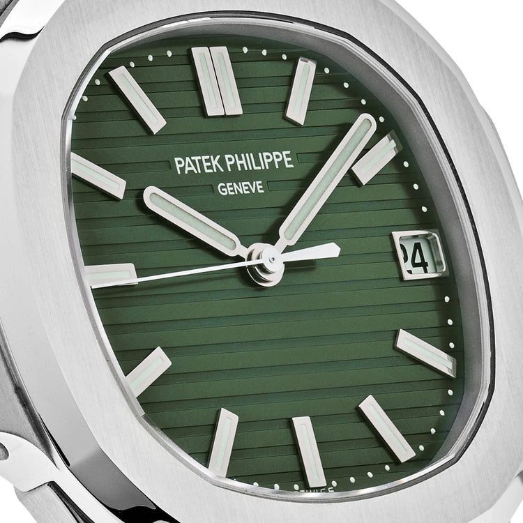 Nautilus Stainless Steel Green Dial image 7