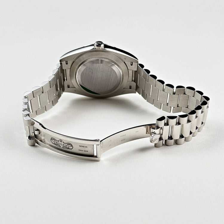 Day-Date Platinum Olive Green Arabic Dial image 2