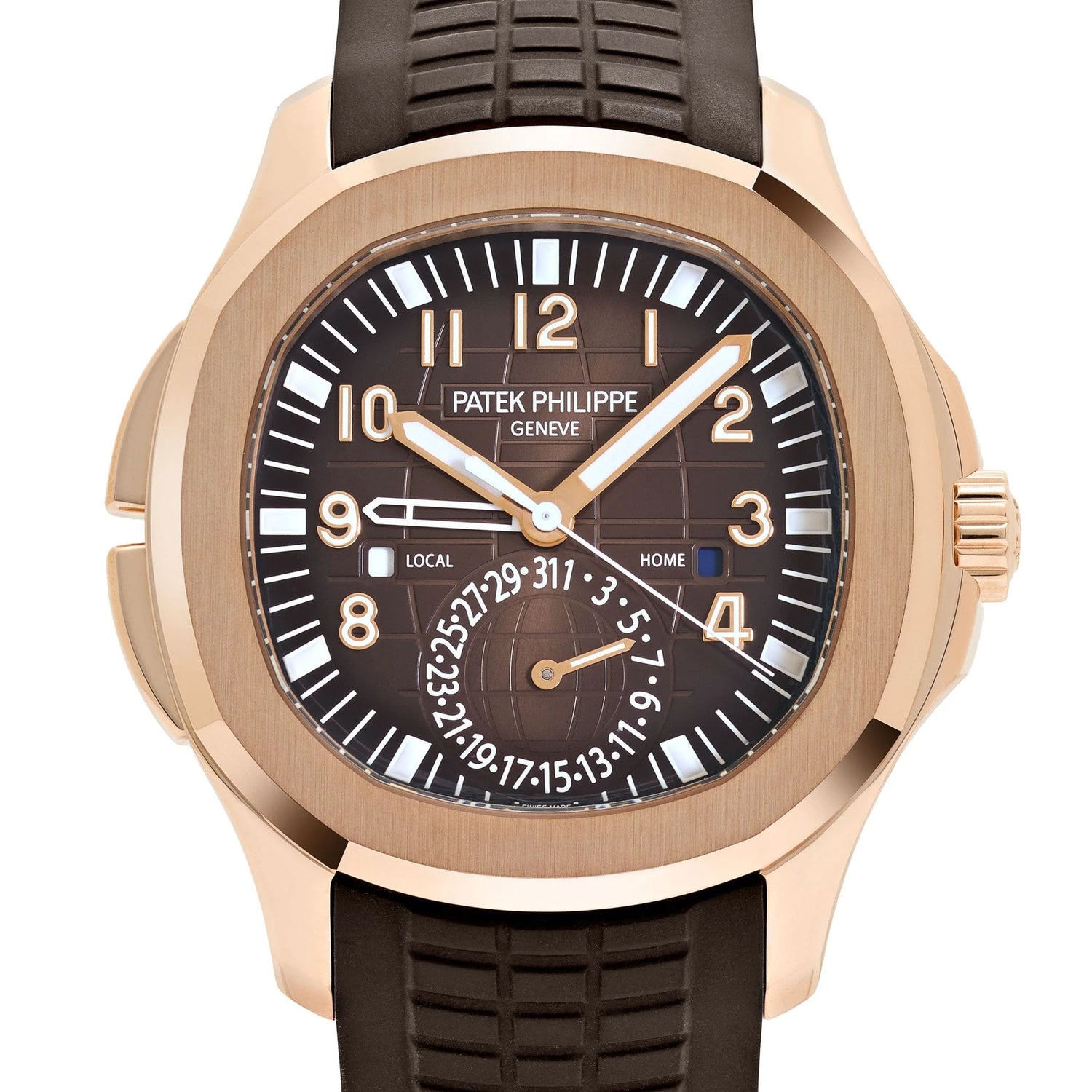 Aquanaut Travel Time Rose Gold Brown Dial (2024) image 2