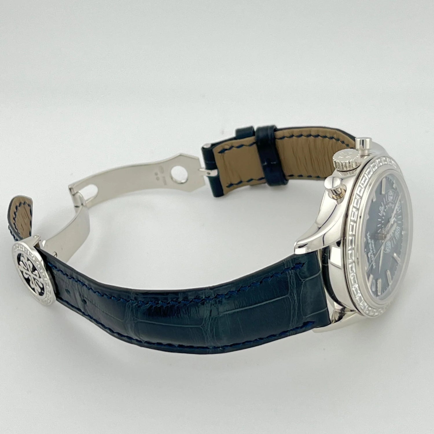 Complications Annual Calendar Platinum Blue Diamond Baguette Dial Diamond Baguette Bezel (2023) image 6