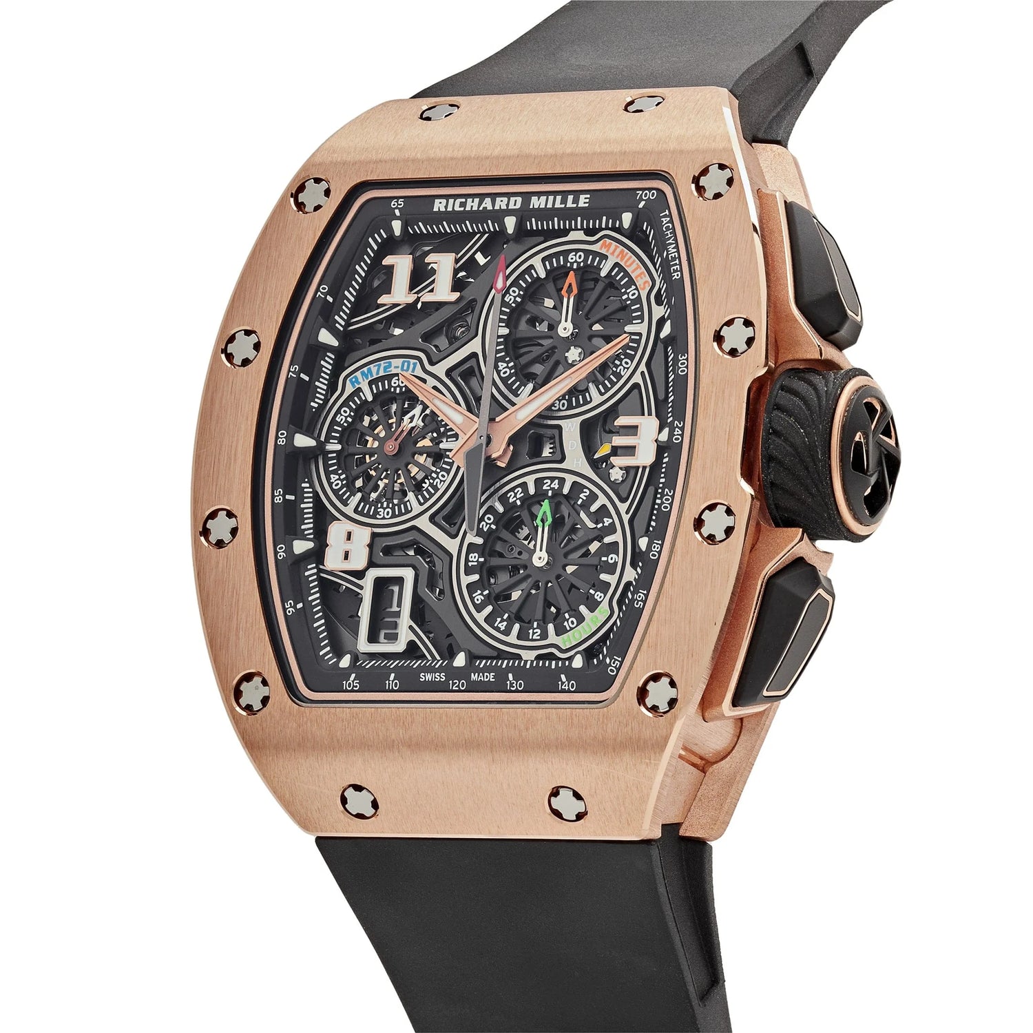 RM 72-01 Lifestyle In-House Chronograph Rose Gold image 5