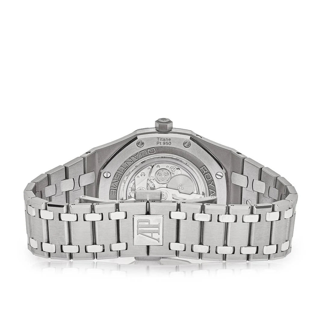 Royal Oak Perpetual Calendar RD2 Ultra-Thin Platinum & Titanium Blue Dial (2022) image 4