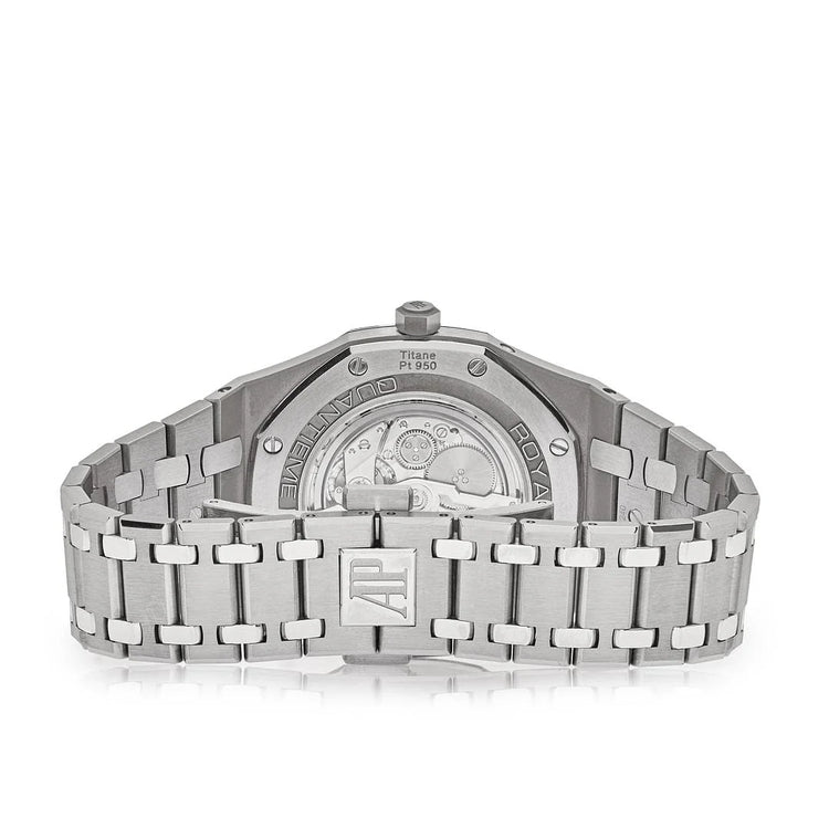 Royal Oak Perpetual Calendar RD2 Ultra-Thin Platinum & Titanium Blue Dial (2022) image 4