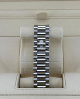 Day-Date Platinum Diamond Bezel Diamond-Paved Sapphire Dial (2024) image 5