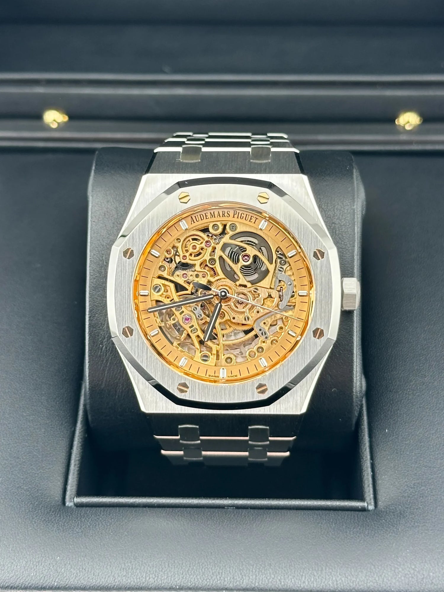 Royal Oak Double Balance Wheel Openworked Steel Pink Gold Dial (2024) image 2